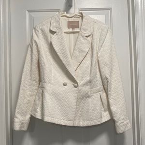 Banana Republic women’s white blazer size 10 petite